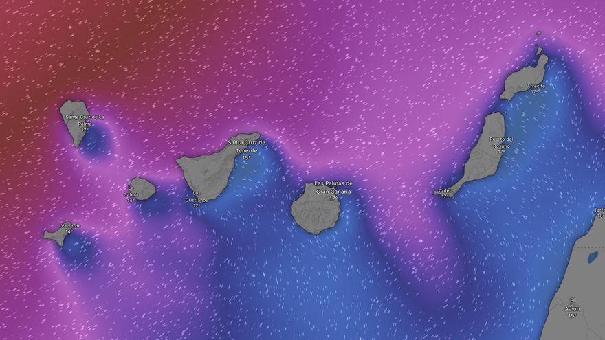 Aemet activa los primeros avisos por el temporal de esta semana en Canarias