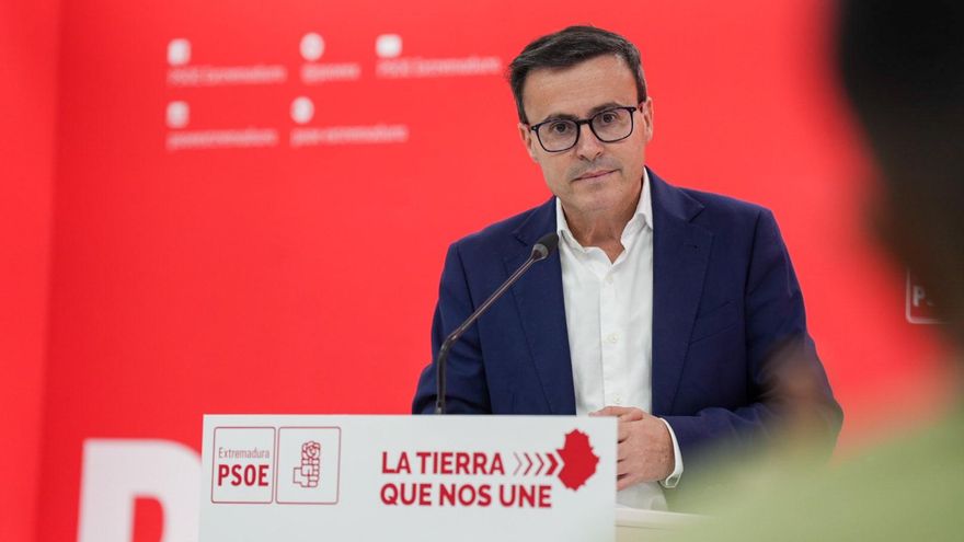 El secretario general del PSOE, Miguel Ángel Gallardo, en una imagen de archivo