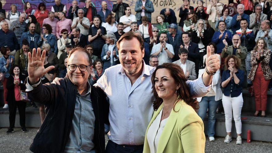 Óscar Puente en Logroño: "Nos enfrentamos a la lucha entre el modelo de la solidaridad del PSOE o el sálvese quien pueda"