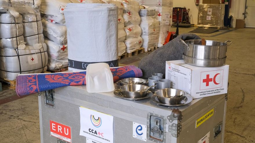 Cruz Roja Española envía a Gaza 13 toneladas de ayuda humanitaria desde Gran Canaria