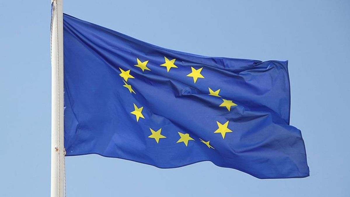 Bandera de la Unión Europea.