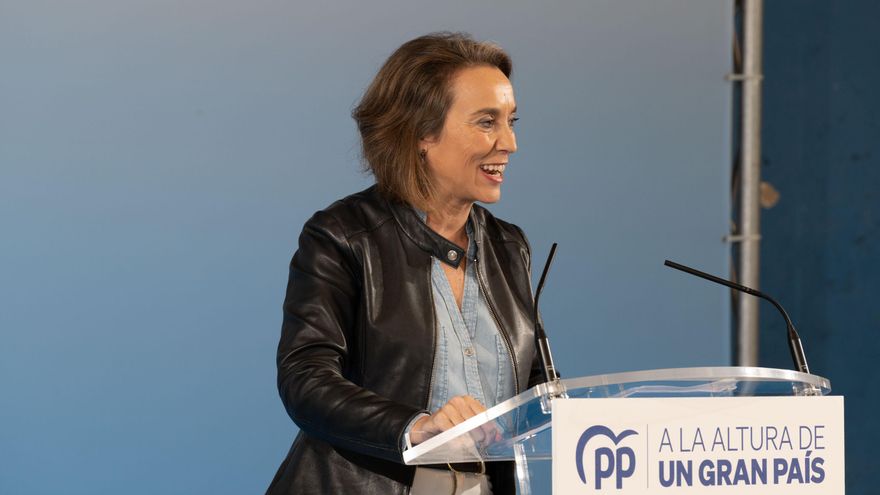 La secretaria general del PP, Cuca Gamarra.