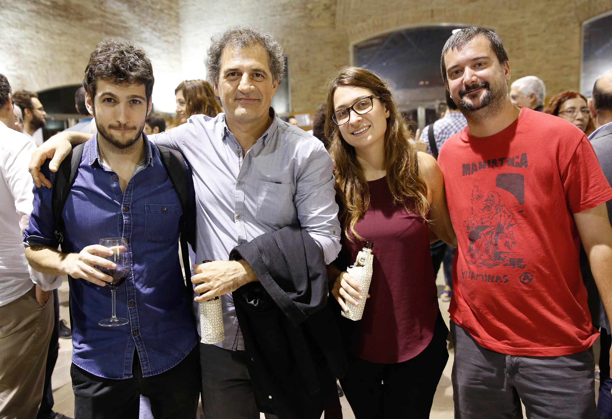 Algunos de los asistentes al acto