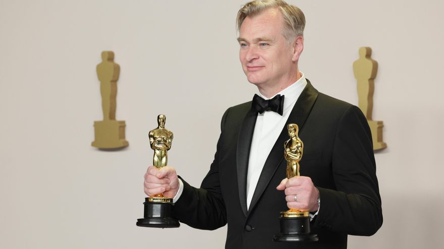 Fotografía de archivo del director de cine Christopher Nolan. EFE/EPA/Allison Dinner