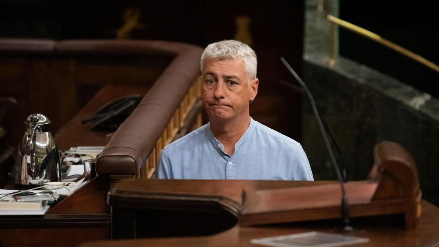 El portavoz adjunto de EH Bildu en el Congreso, Oskar Matute