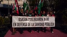 Manifestación de trabajadores de Osakidetza en Vitoria / eldiarionorte.es