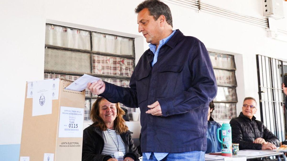 Sergio Massa votó en Tigre