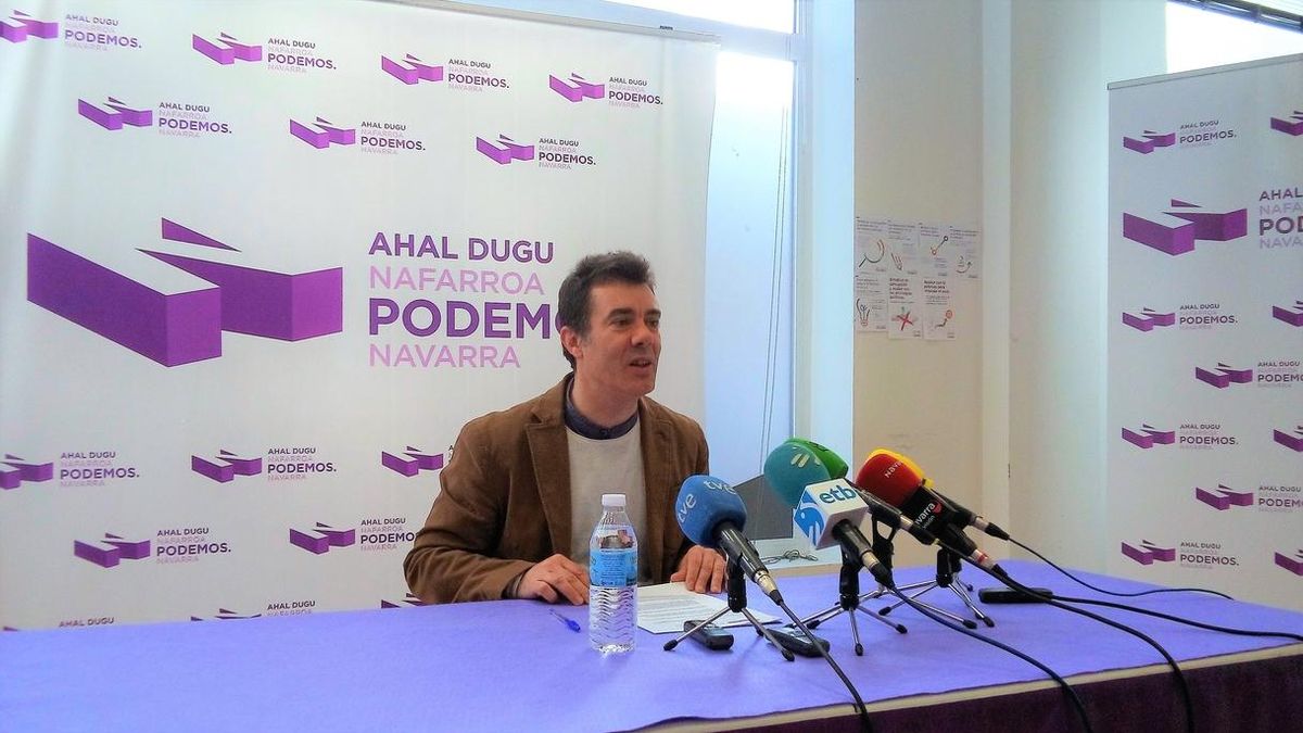Eduardo Santos no se presentará a las primarias para encabezar la candidatura de Podemos al Parlamento de Navarra