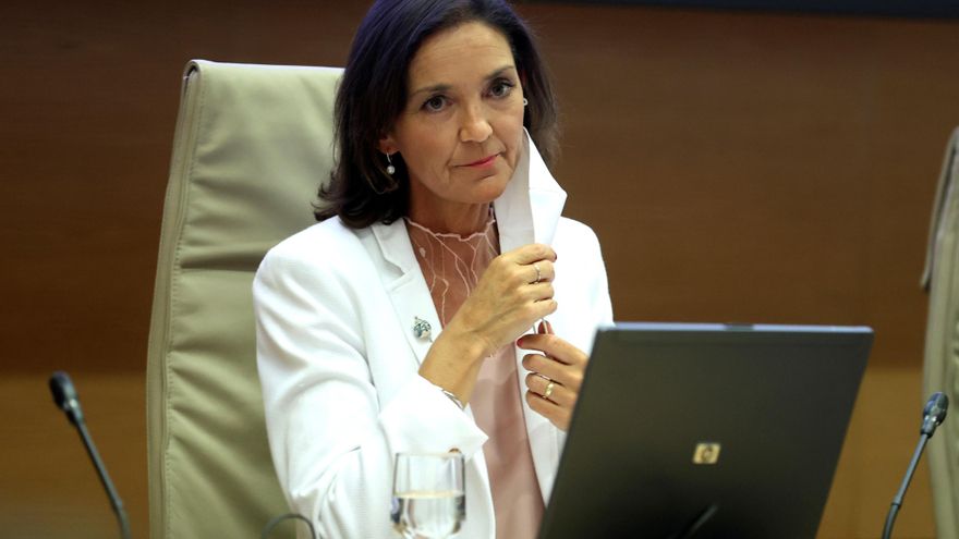 La ministra de Industria, Comercio y Turismo, Reyes Maroto, en foto de archivo. EFE/ Kiko Huesca