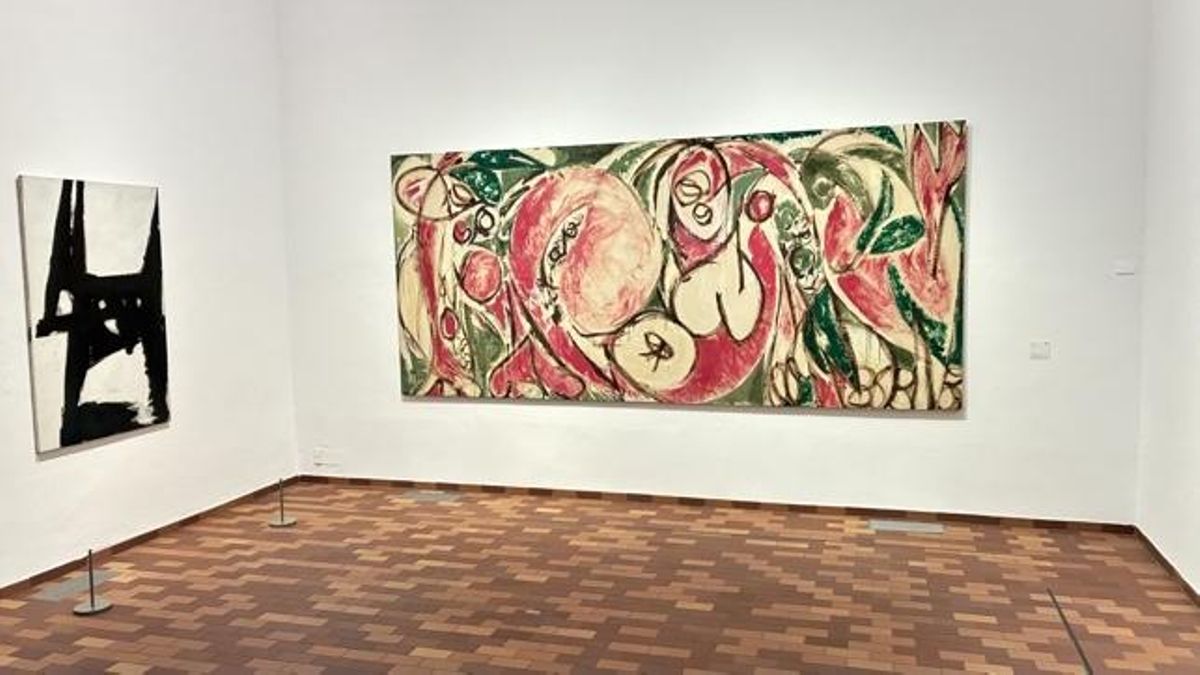 Four square de Franz Kline y Seasons de lee Krasner.