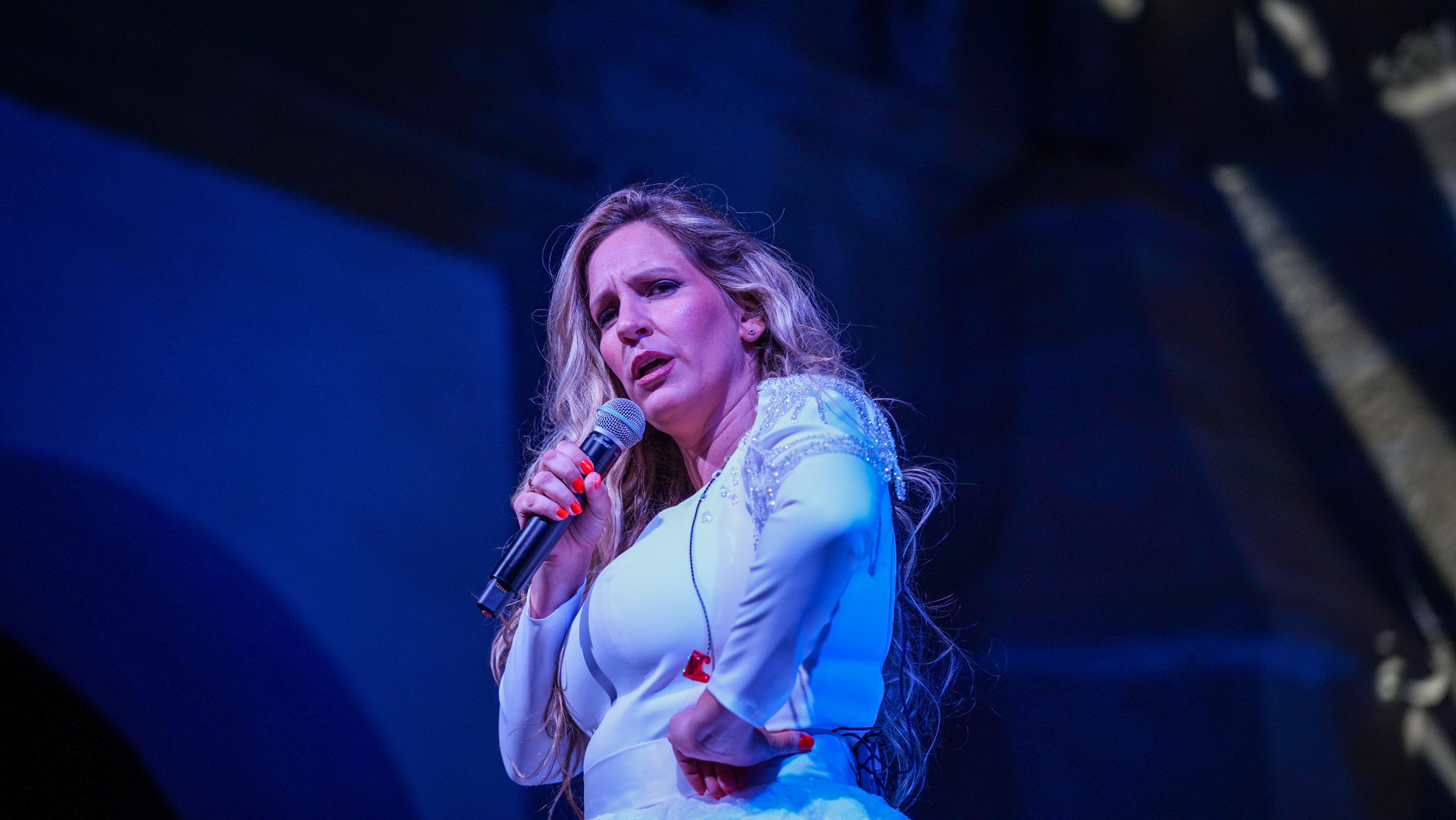 El concierto de María Toledo en el Patio de los Naranjos en la Noche Blanca del flamenco