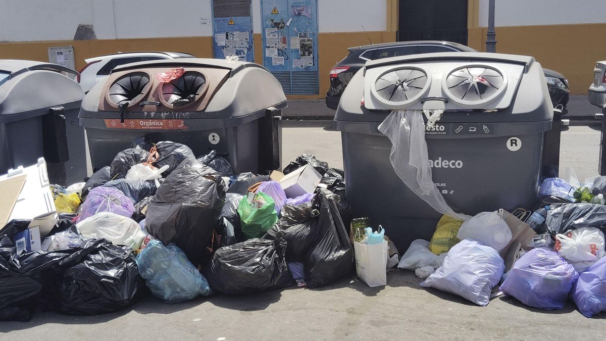 Las quejas e imágenes de la basura sin recoger se multiplican por la ciudad