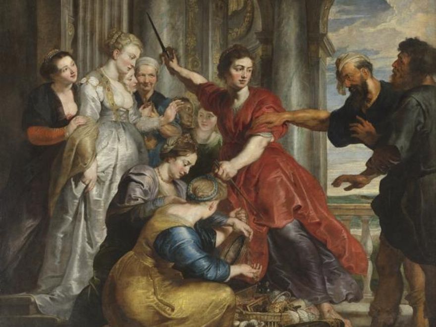 Aquiles descubierto por Ulises y Diómedes, de Pedro Pablo Rubens