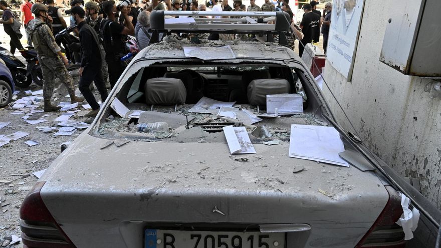 Israel lanza varios bombardeos sobre Beirut minutos después del discurso de Netanyahu en la ONU