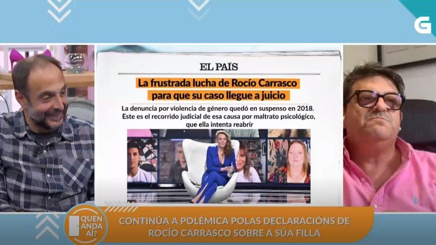 Nuevo episodio machista en la televisión gallega: un debate sin expertos cuestiona a Rocío Carrasco por contar su experiencia de maltrato 20 años después