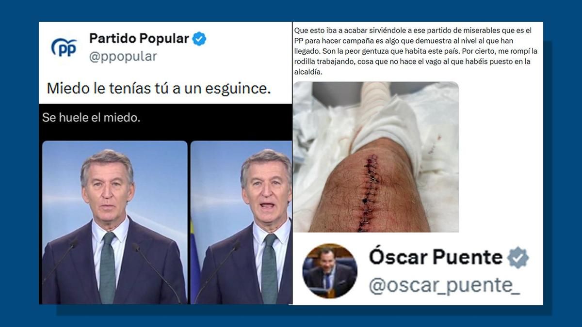 El PP ridiculiza una lesión de Óscar Puente y el ministro responde: "Son la peor gentuza que habita este país"