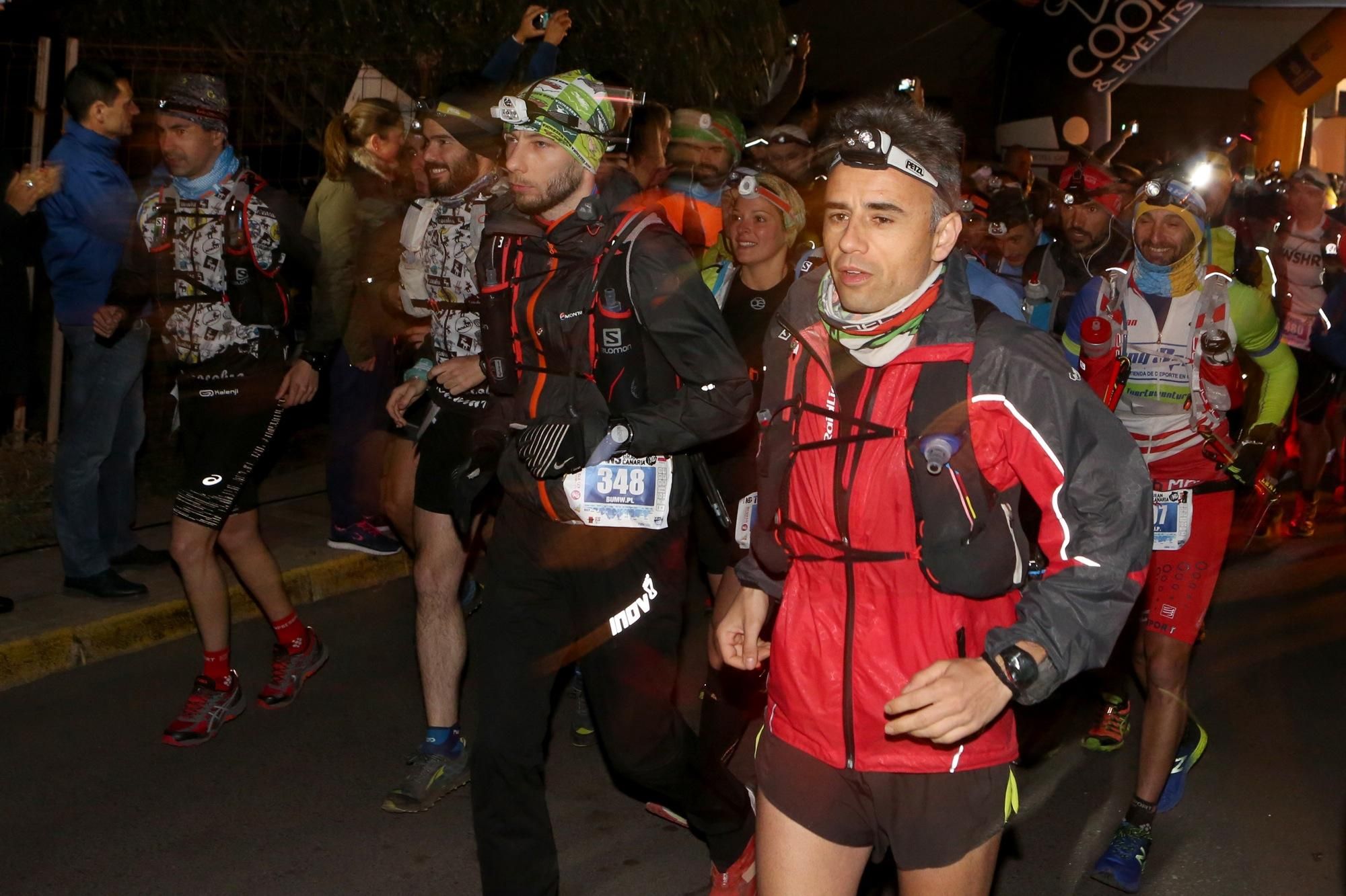 Salida de la Transgrancanaria 125 km. Alejandro Ramos.