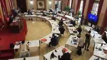 Pleno extraordinario en el Ayuntamiento de Murcia / E.R.