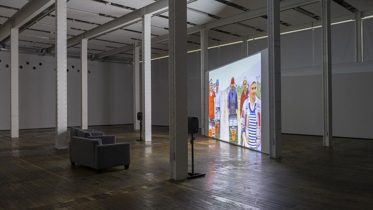 documentary screening "strawberry fields" At the Center for Contemporary Art in Barcelona.