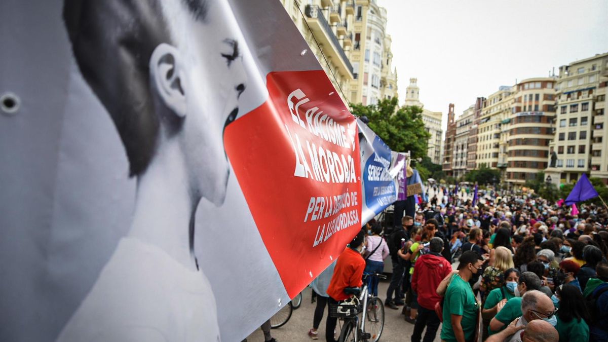 Concentración en Valencia contra la ley mordaza