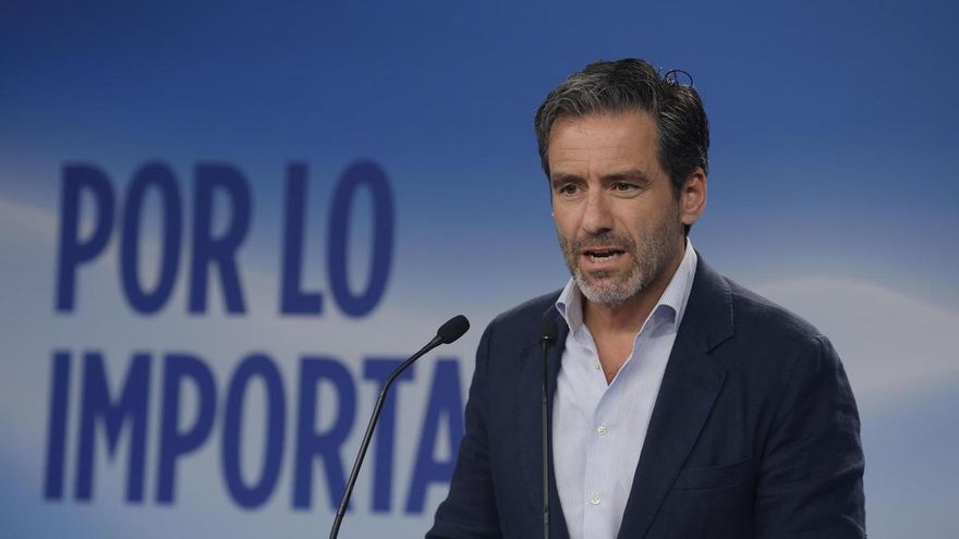 El portavoz nacional del Partido Popular, Borja Sémper, ofrece una rueda de prensa posterior a la reunión del Comité de Dirección del Partido Popular, en Madrid, este lunes.