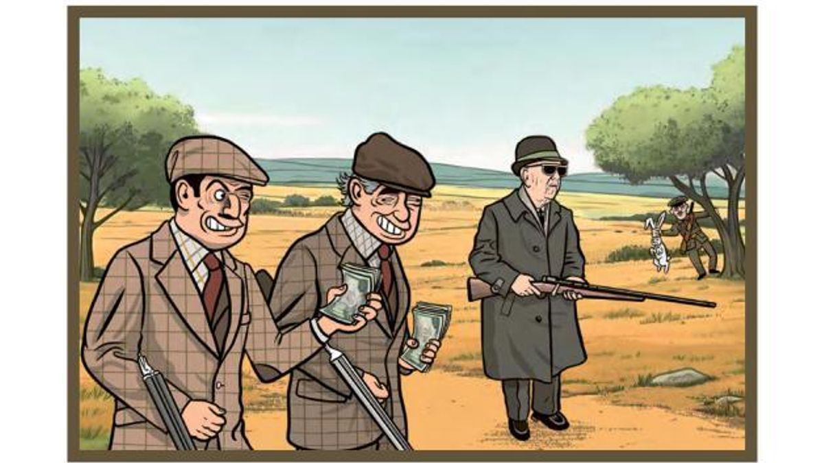 Una de las viñetas de Pedro Vera en 'Francofacts' (Pasado & Presente, 2025)