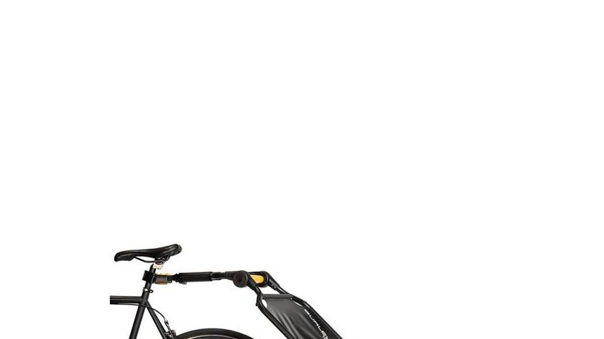 El remolque portabultos de Burley Travoy permite transportar mercancía sin esfuerzo