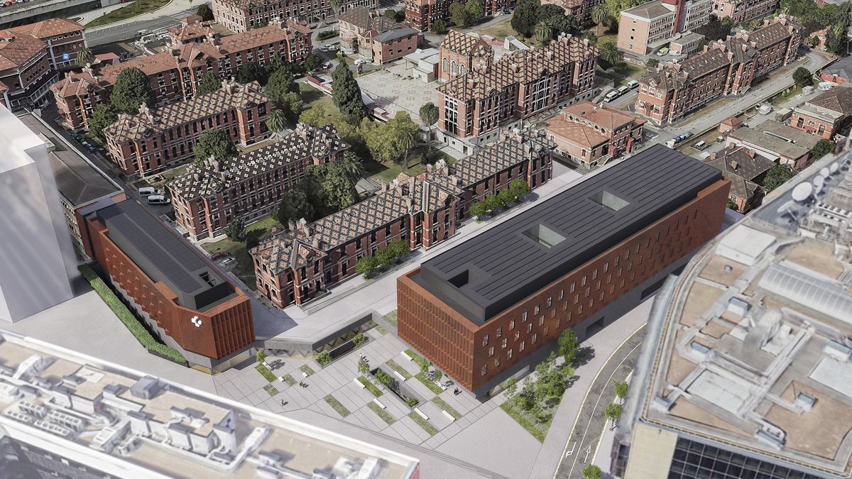 Recreación del nuevo edificio de consultas externas.