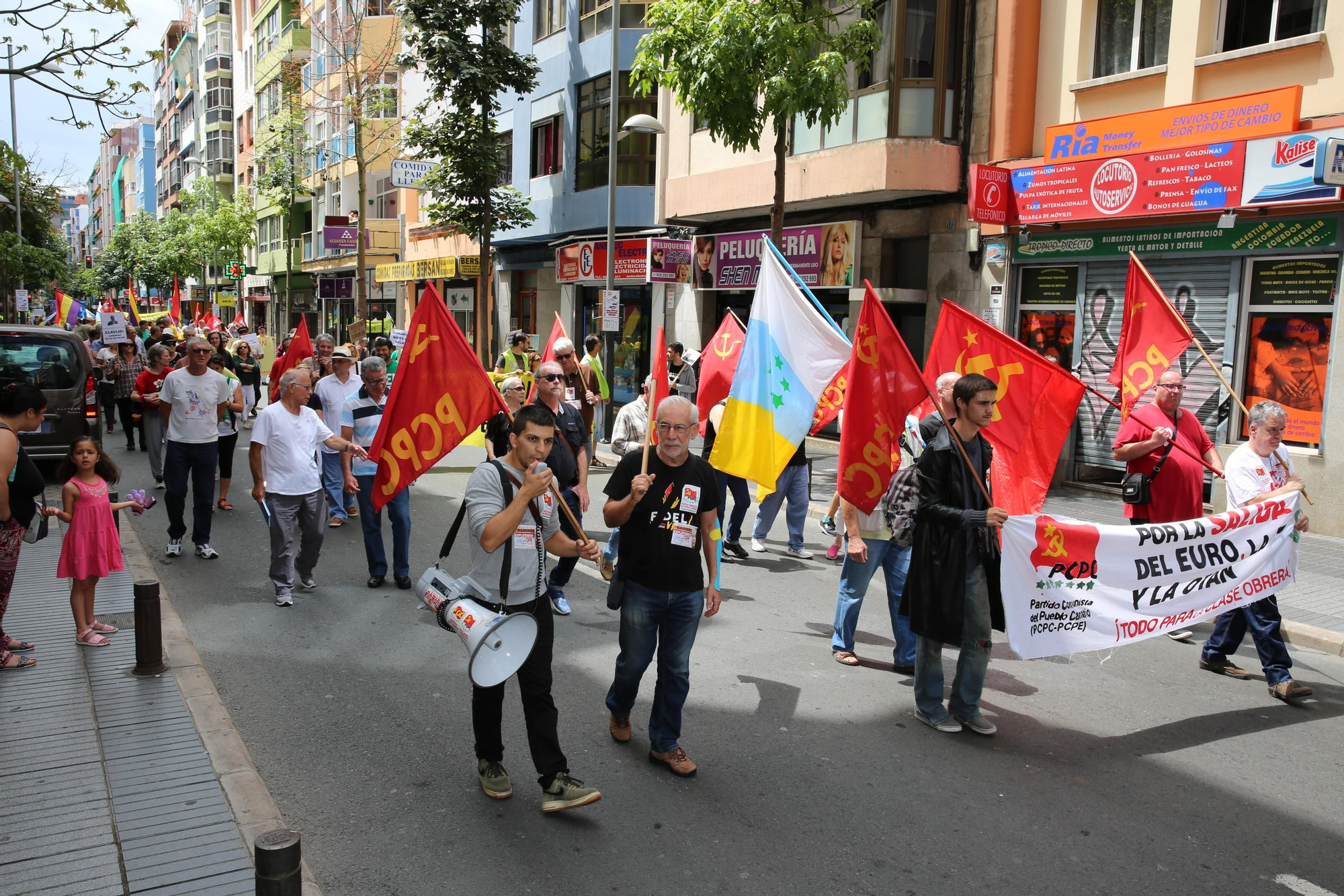 Marcha por la dignidad en Las Palmas de Gran Canaria. Alejandro Ramos.