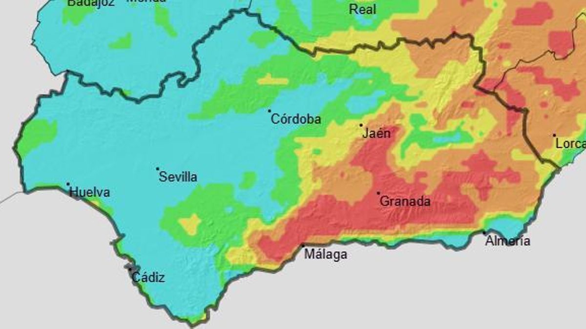 Nivel de riesgo de incendios en Andalucía el próximo 13 de julio