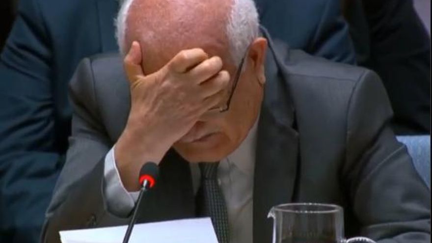 El representante de Palestina en la ONU rompe a llorar: "¿Cómo alguien puede tolerar este horror?"