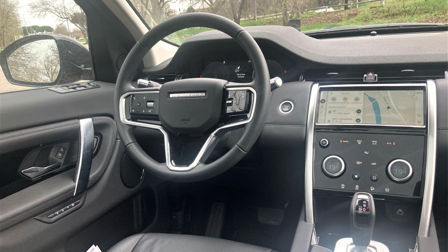 El Discovery Sport luce un acabado interior soberbio.