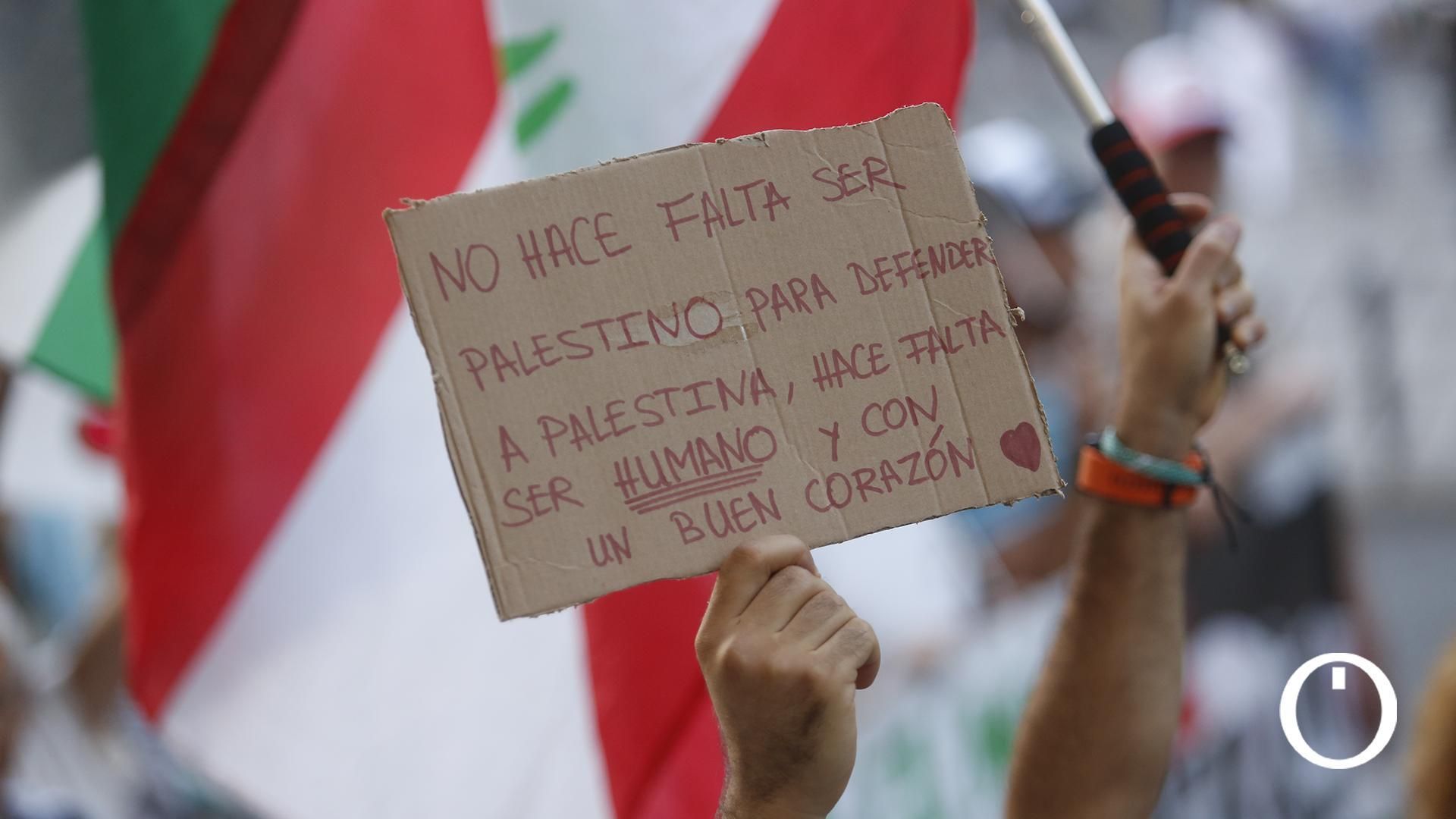 Las imágenes de la masiva manifestación en Córdoba por Palestina