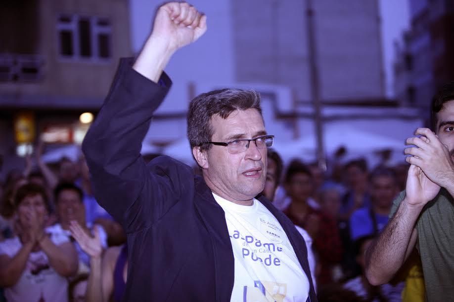Javier Doreste, candidato de Las Palmas de Gran Canaria Puede a la Alcaldía. (ALEJANDRO RAMOS)