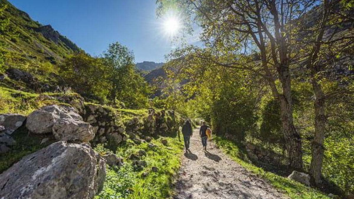 Ruta de Bulnes a través del Canal del Texu