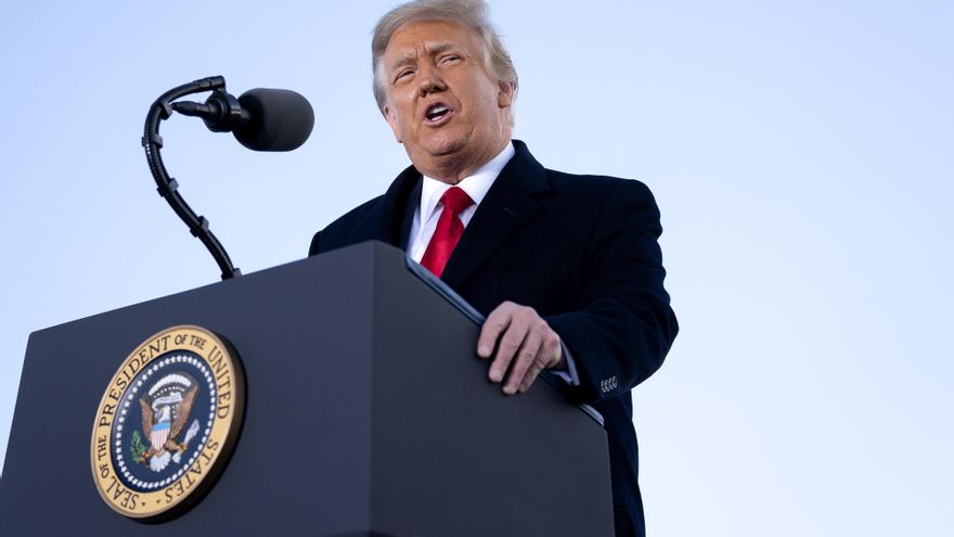 El expresidente de EEUU, Donald Trump. EFE/EPA/Stefani Reynolds / POOL/Archivo