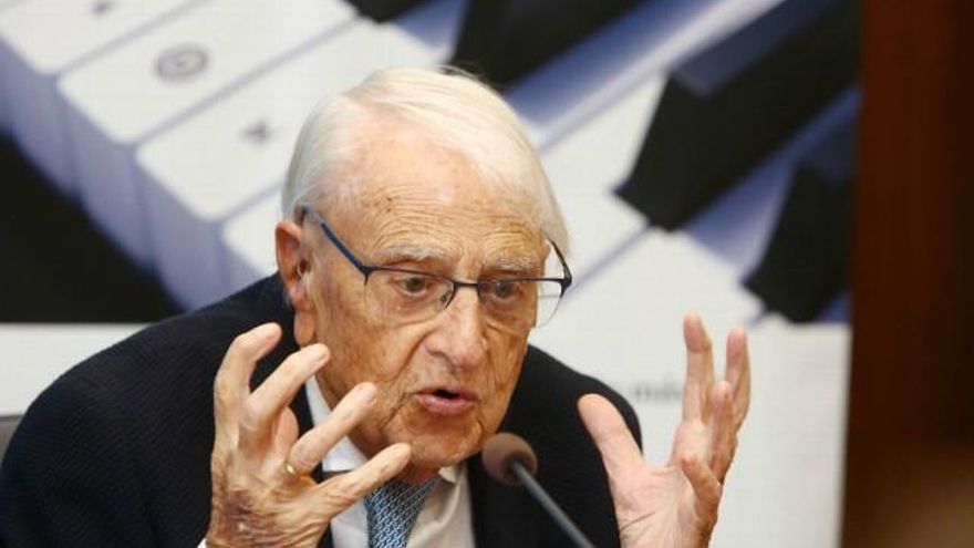 César Sánchez / ICAL El músico y compositor Cristóbal Halffter, en una imagen de archivo.