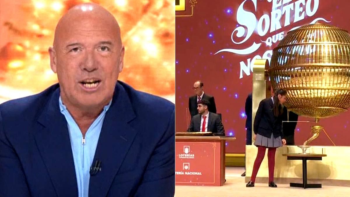 Arús 'canta' el Gordo de la Lotería de Navidad en laSexta y rompe el "gafe" de 'Aruser@s': "Os lo dije"