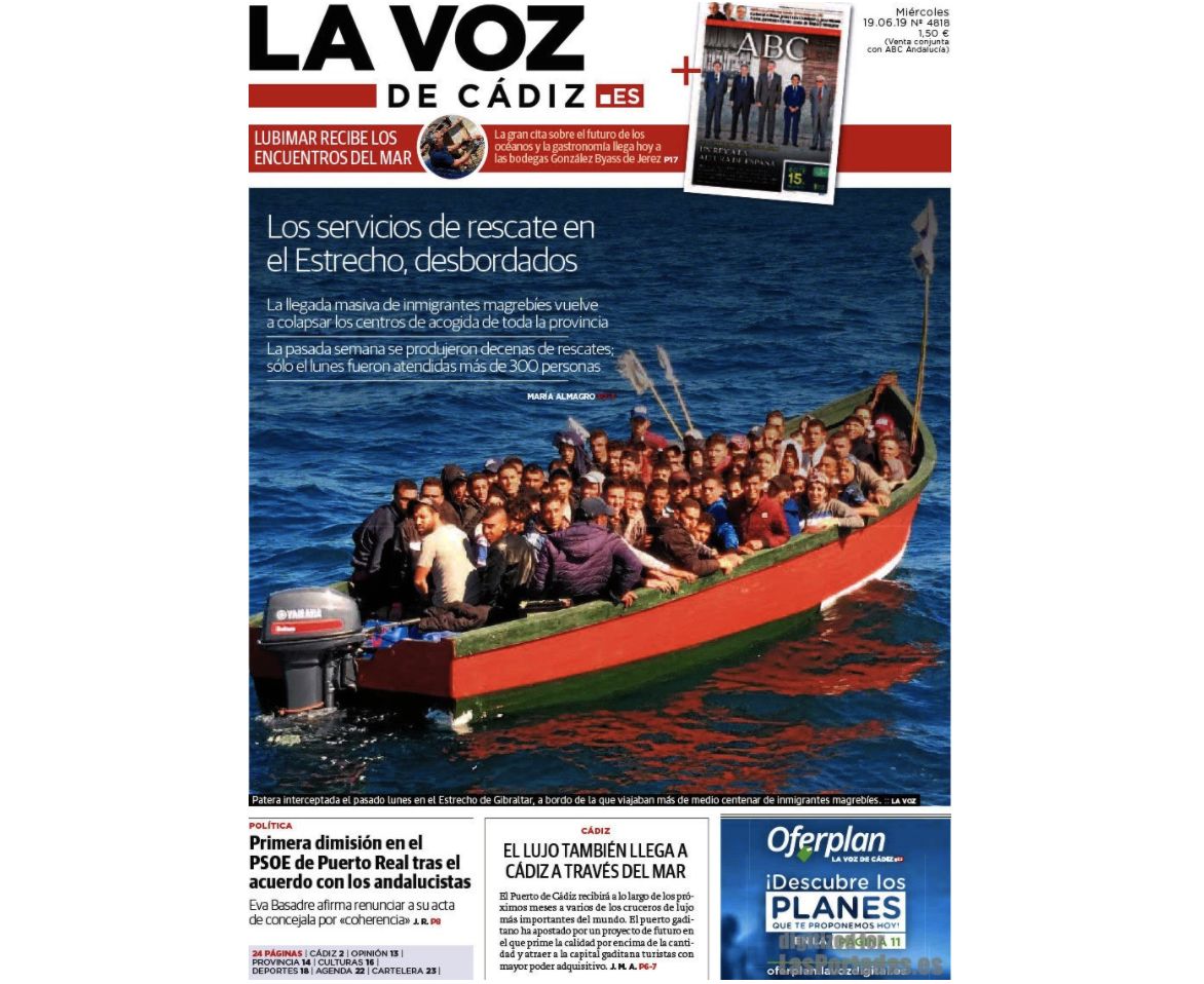 Fotografía publicada en 2019 que se usa para difundir bulos sobre inmigrantes.