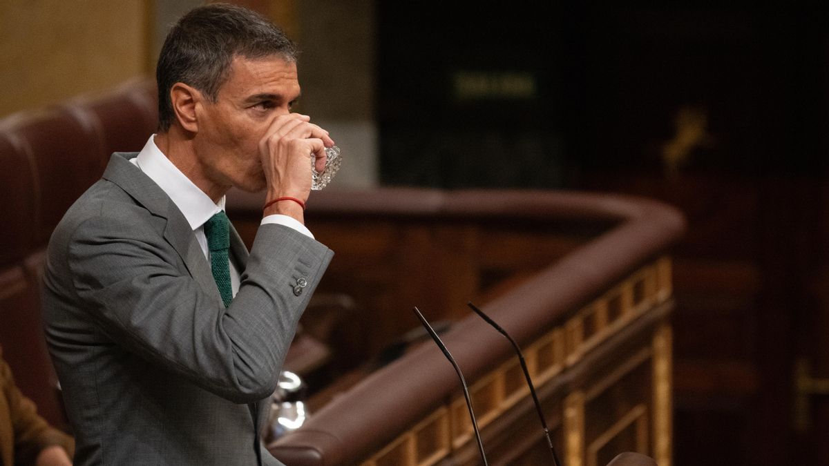 Pedro Sánchez, este jueves en el Congreso