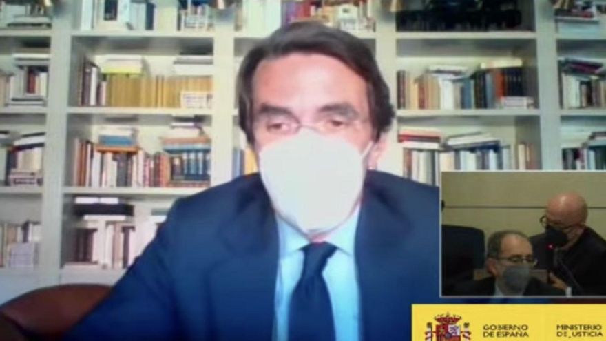 José María Aznar declara en el juicio de la caja B.