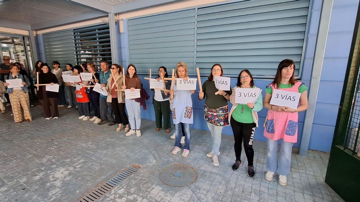 Las familias de un colegio de Utebo llevarán a los tribunales el proceso de escolarización por el cierre de una vía