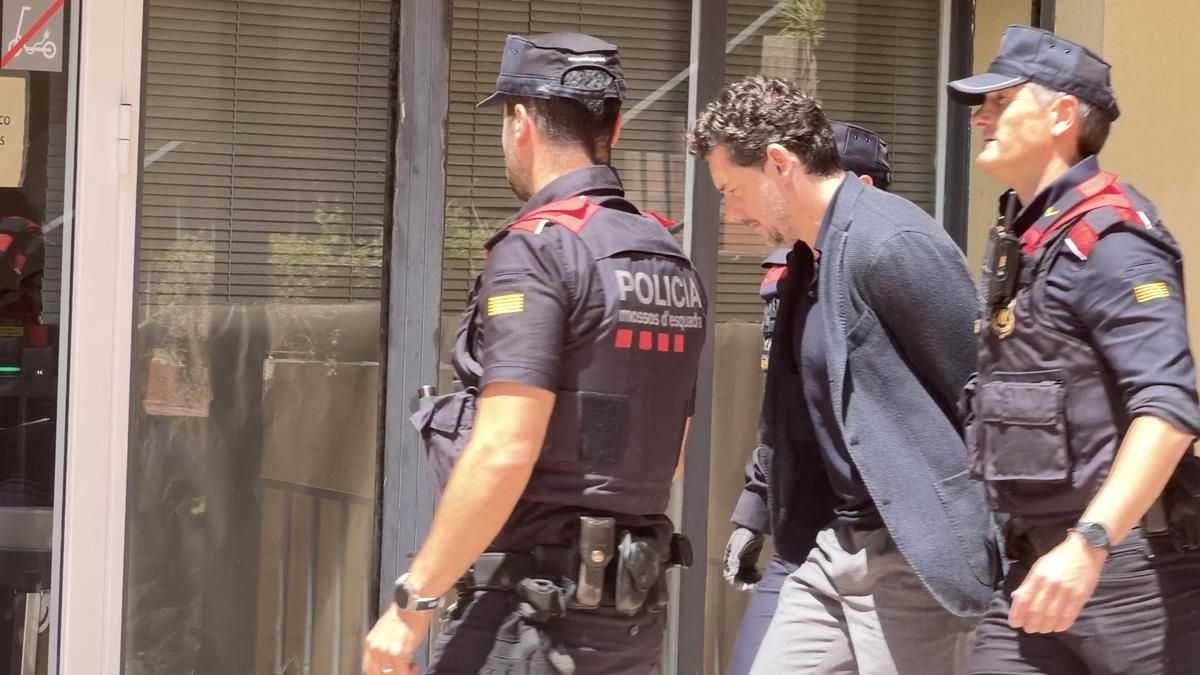 Jonathan Andic, entrando en los juzgados de Martorell