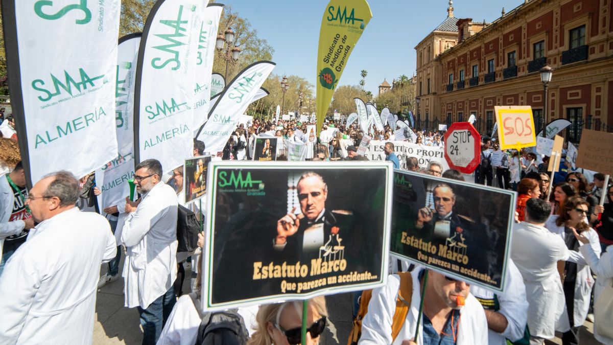 Andalucía afronta a partir de este lunes una nueva semana de huelga médica tras más de 767.000 consultas suspendidas