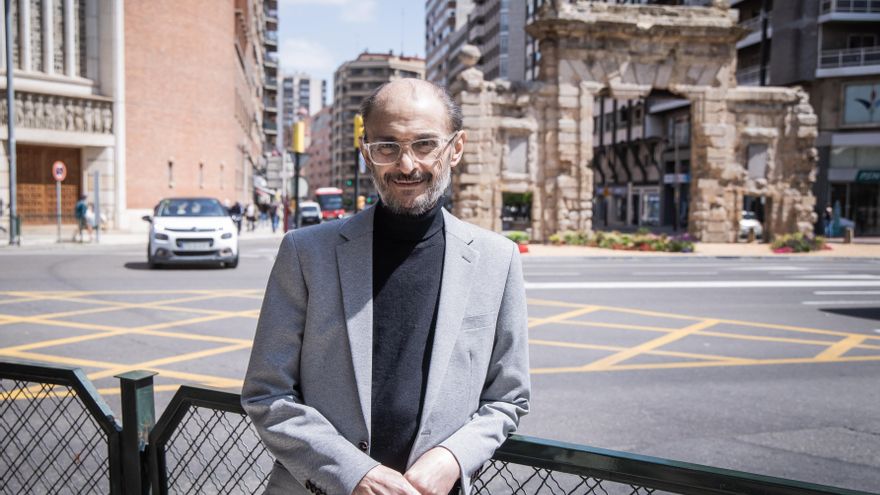 El expresidente aragonés Javier Lambán, recientemente en Zaragoza.