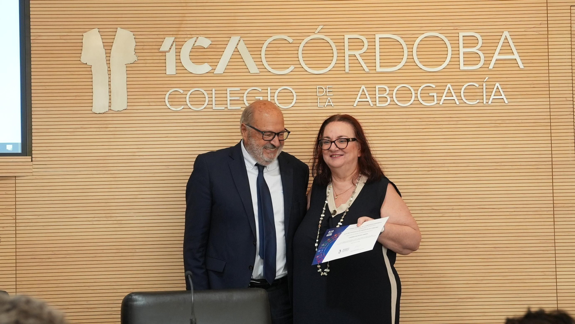 Acto institucional del Colegio de la Abogacía de Córdoba con motivo del Día de la Justicia Gratuita