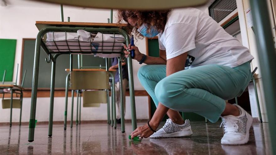 Los primeros estudiantes de 'aulas burbujas' vuelven medio año después a clase con las mismas ratios y un trabajo a contrarreloj de los centros