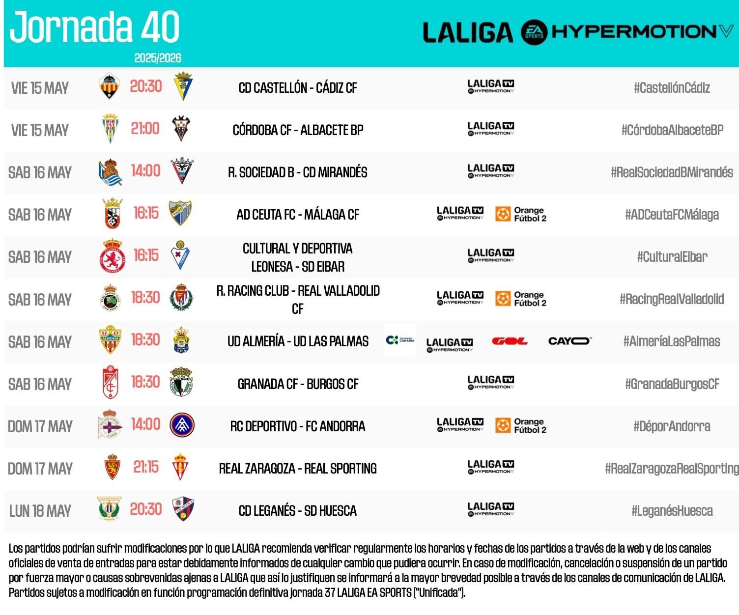 Jornada 40