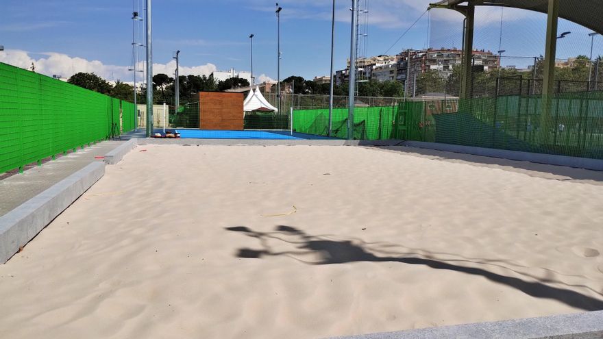 Arena para el voley-playa