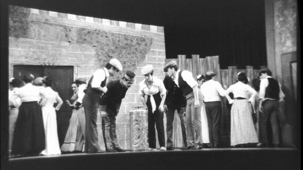 Representación de la zarzuela 'El Barquillero' en el Centro Cultural de la Villa (sin fecha)